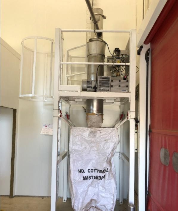 Ligne de remplissage de Big Bag en industrie agro-alimentaire en région Rhône Alpes Auvergne.