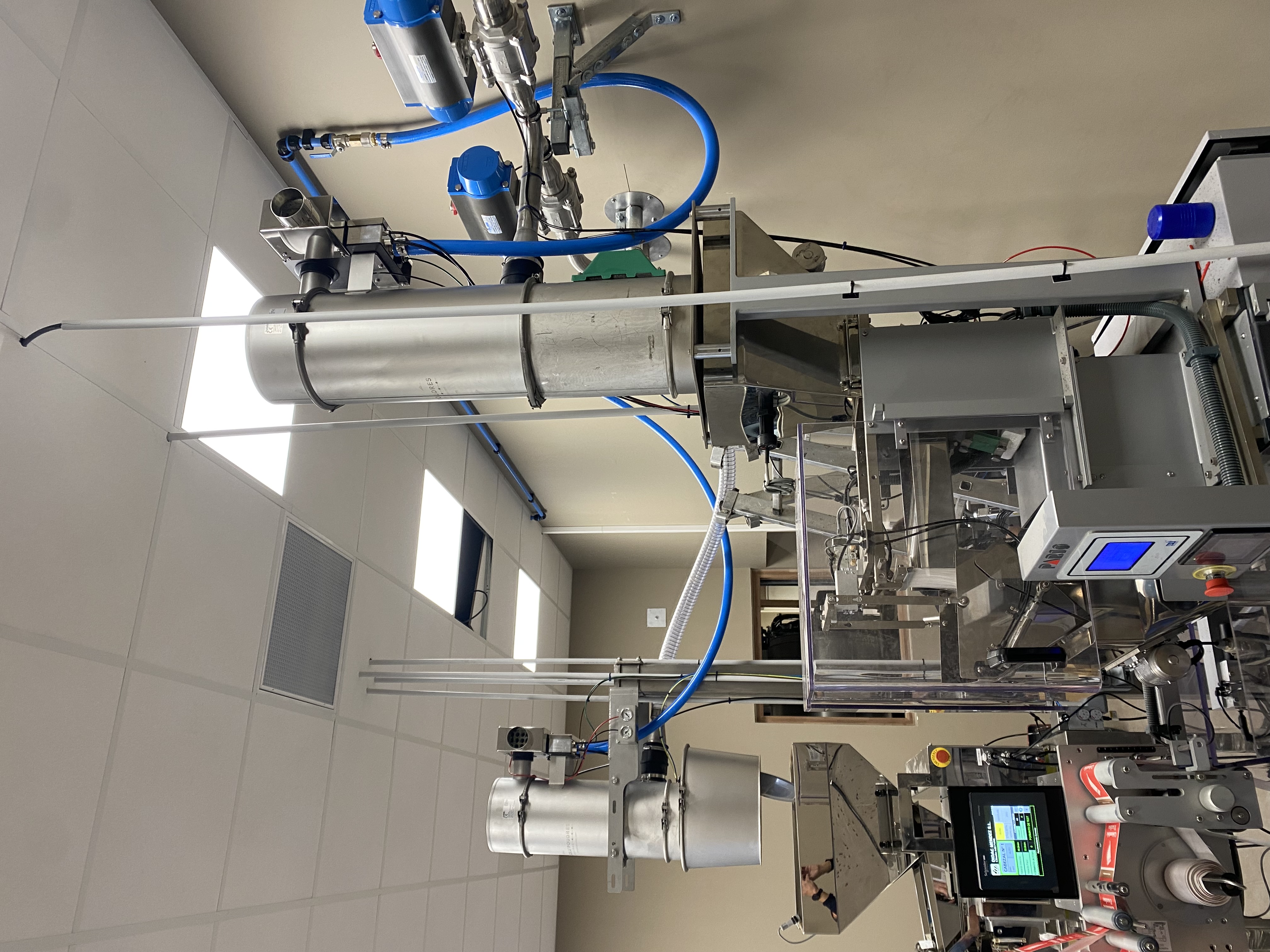 Process café : transfert, silo et dosage en sachet