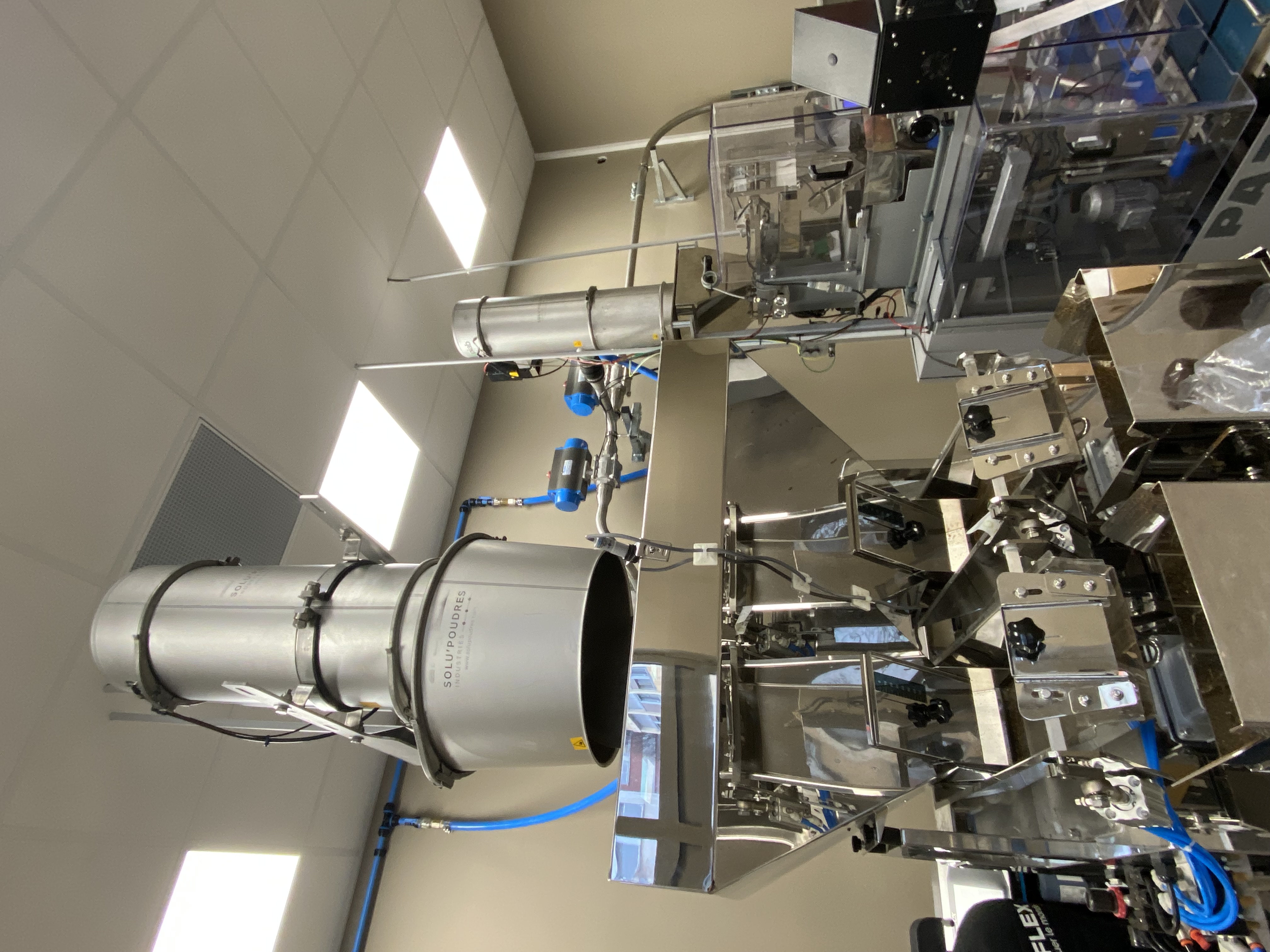 Process café : transfert, silo et dosage en sachet